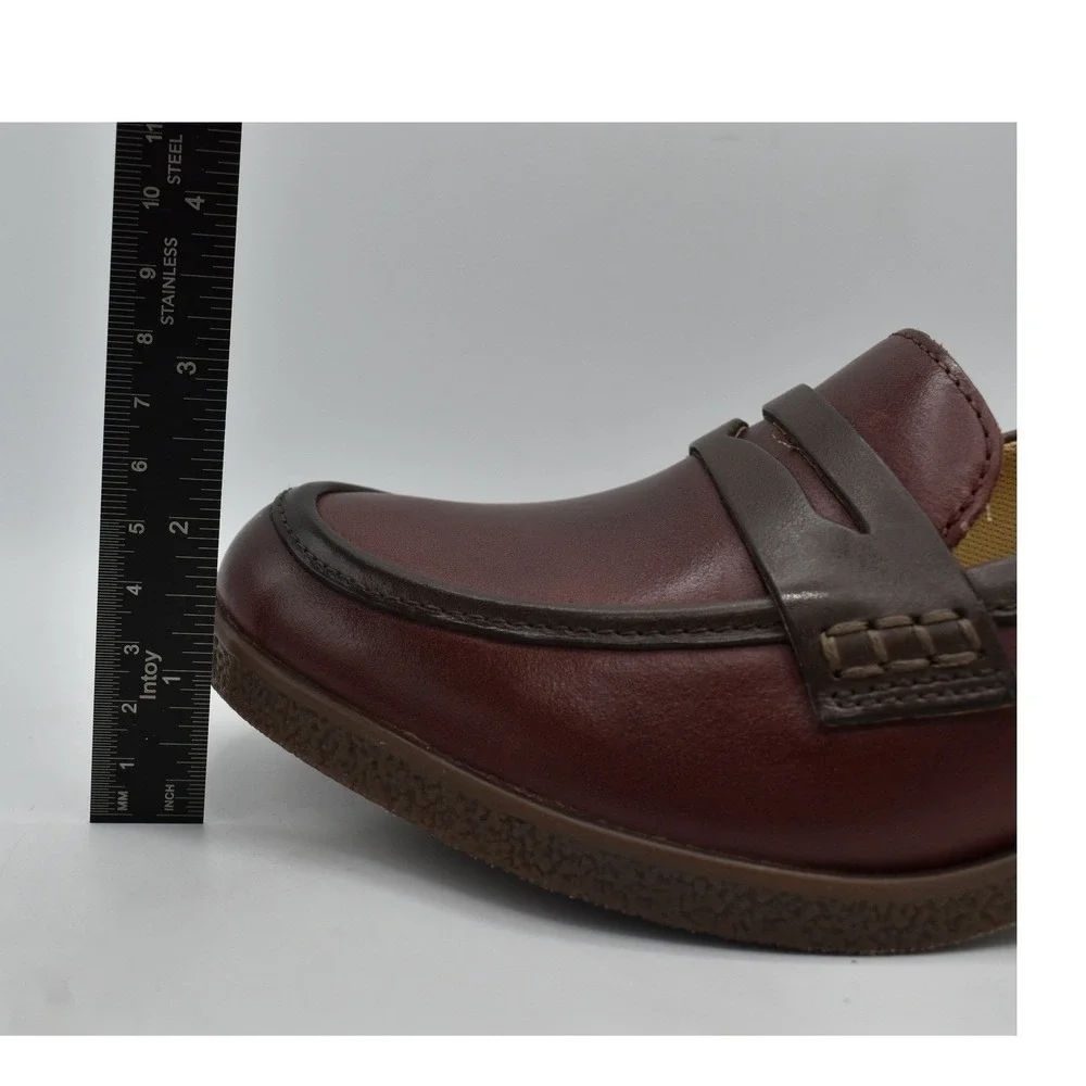 Dansko EU 40 Danica Burnished Plum Chocolate Leather Waterproof Loafers Shoes